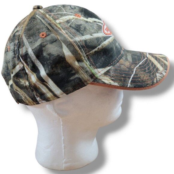 Team Realtree Hat OSFM By Outdoor Cap Adjustable Strap Camouflage Embroidery EUC - Picture 5 of 8